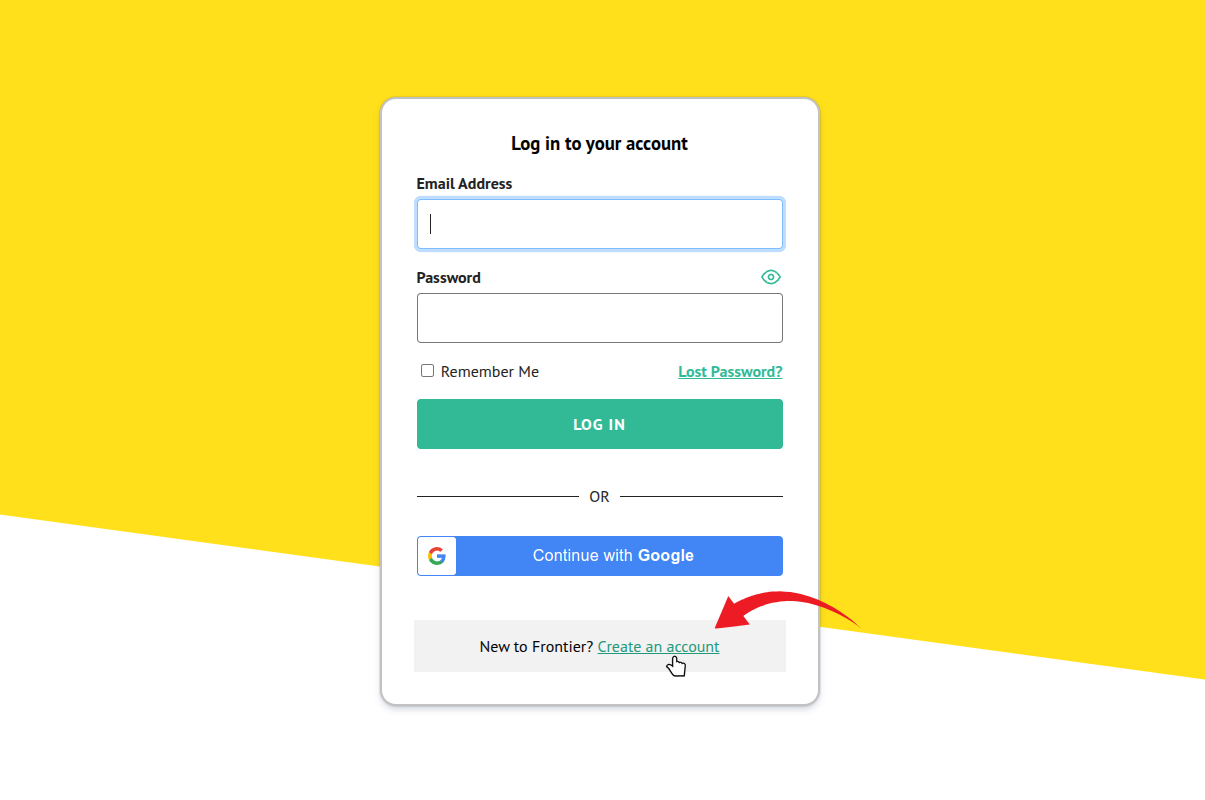 Create account