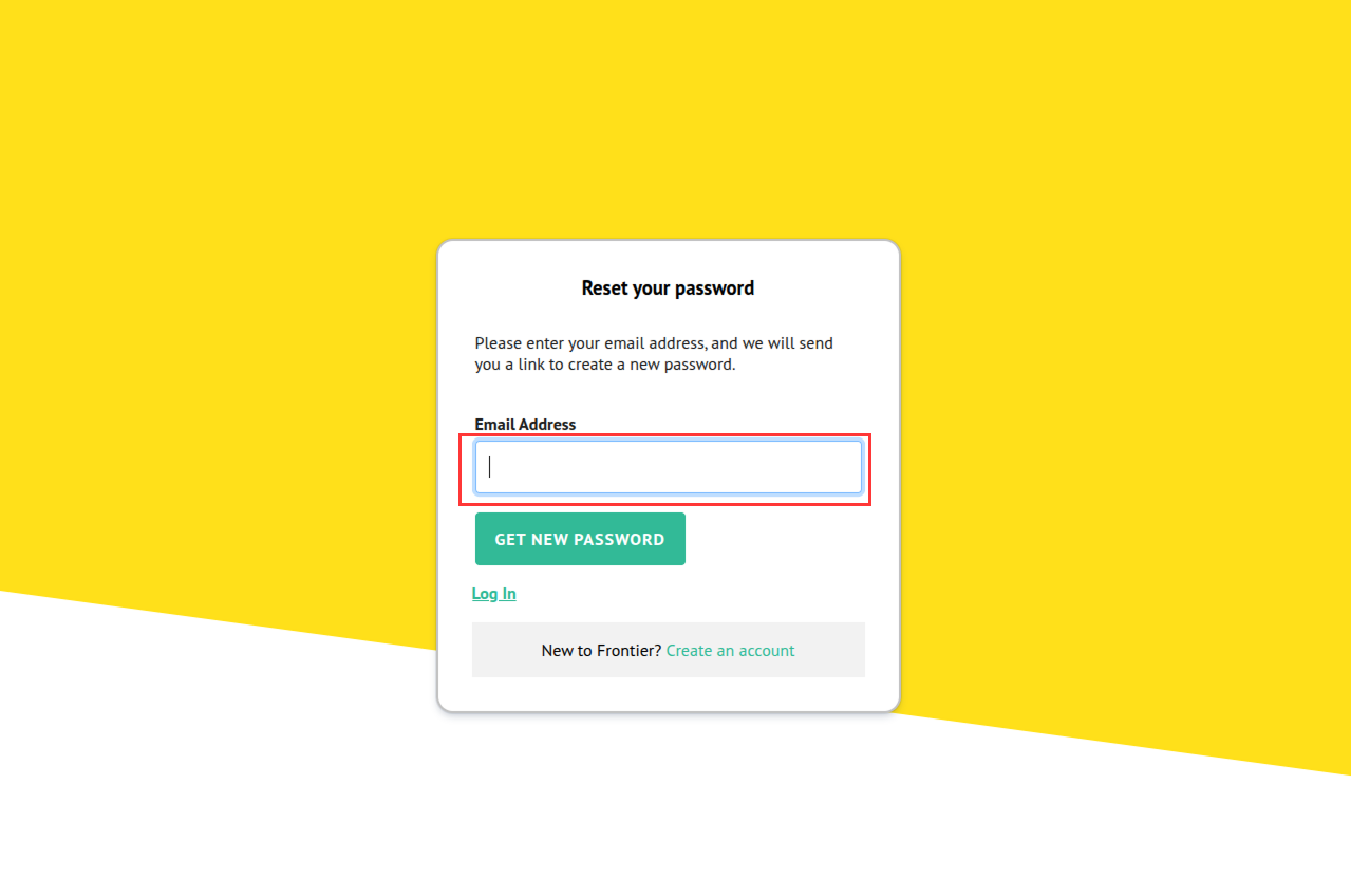 Get New Password