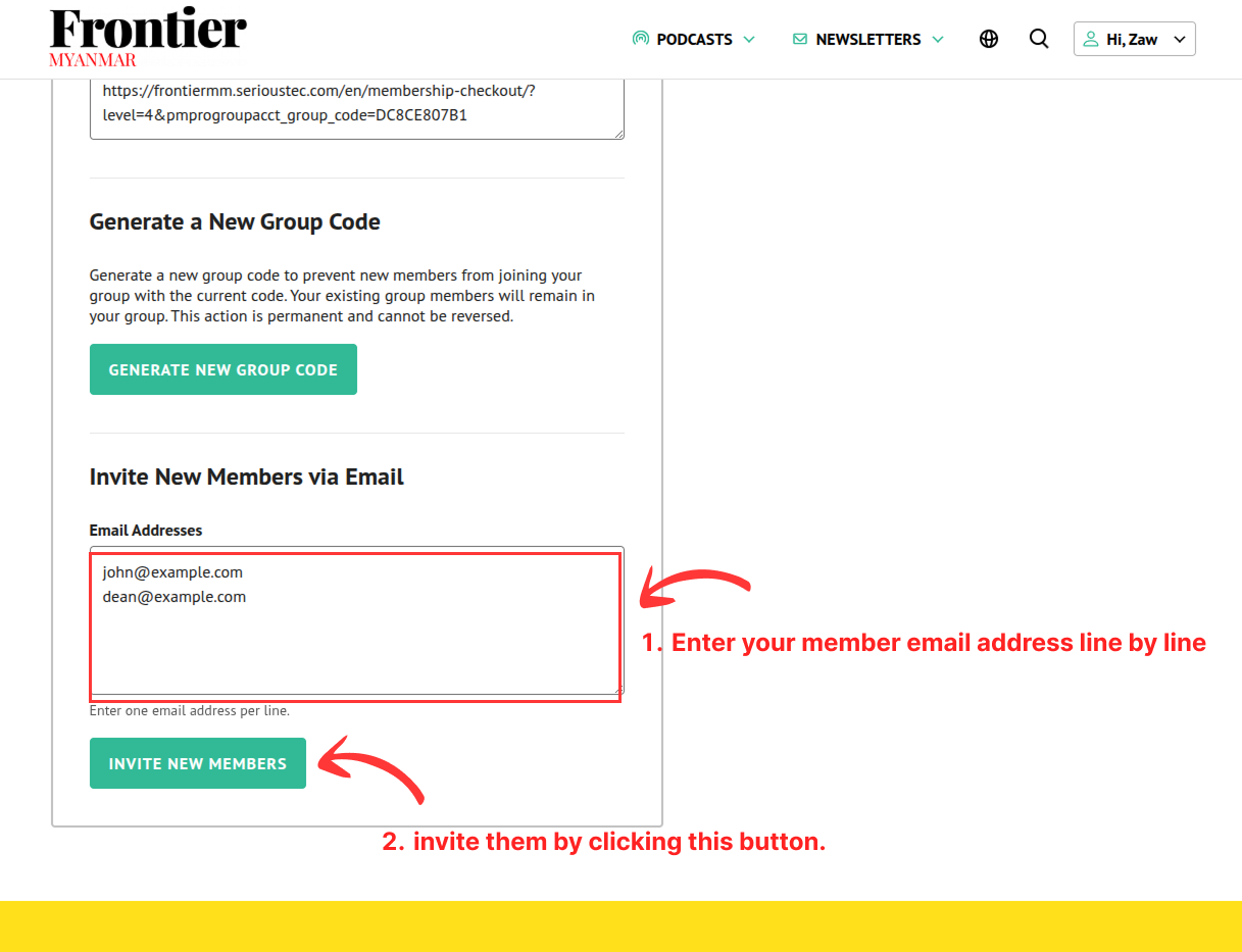 Add Emails